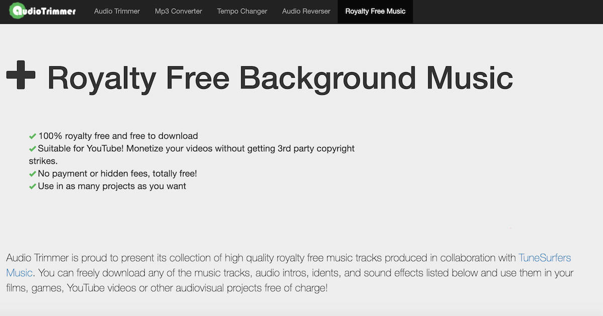 Royalty Free - Download Free Background Music